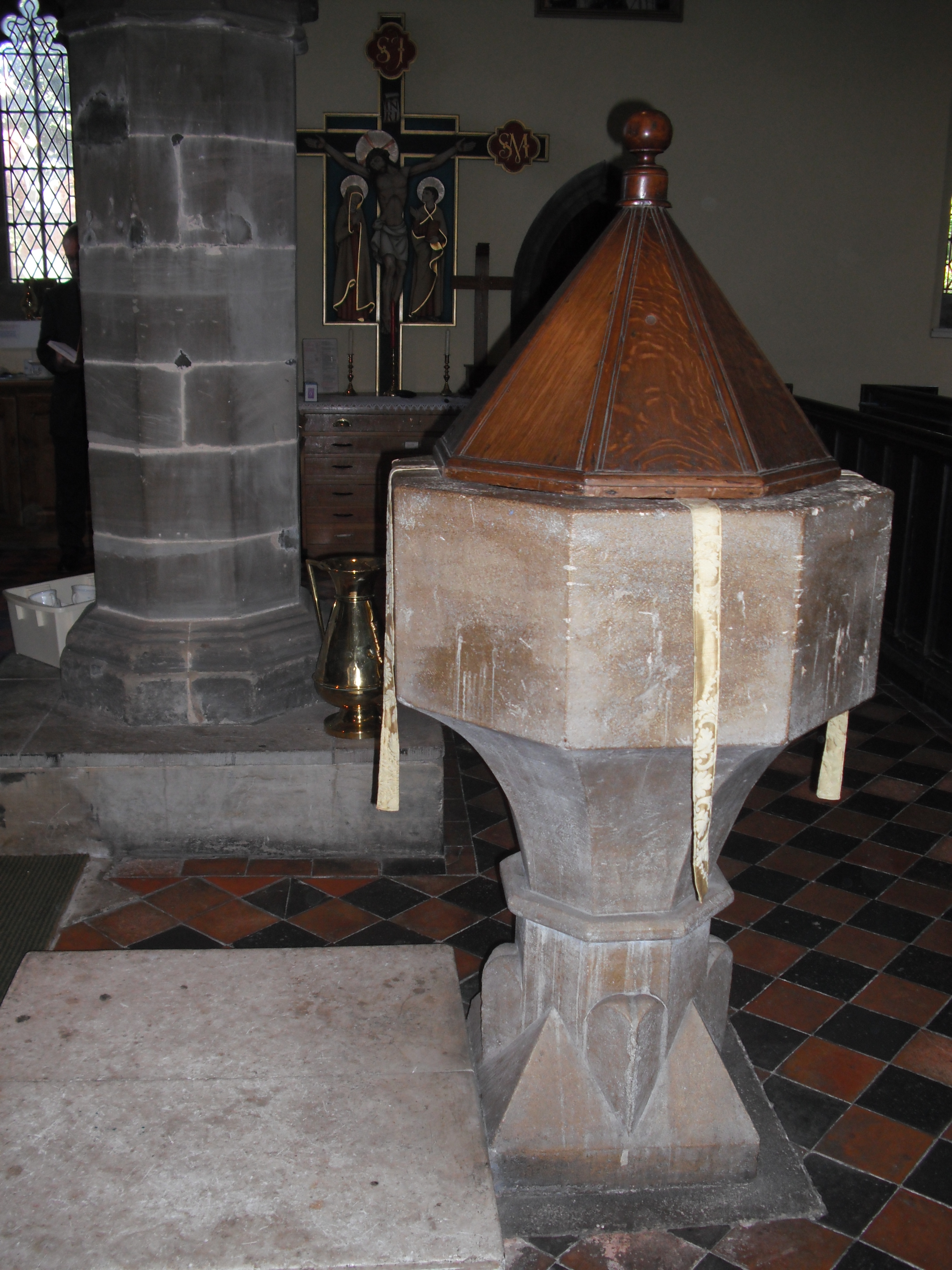 The Font at St Michael & All Angels, Thurmaston