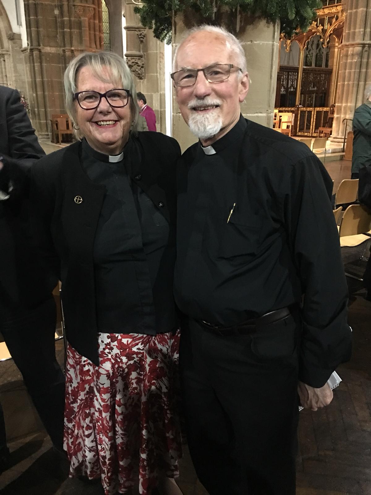 Rev T Robin Martin with Rev Lynne Padmore